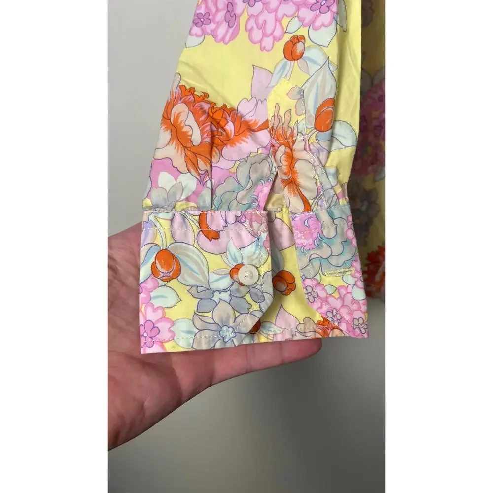 Bogner Women's floral Print Shirt Blouse Button- up blouse 6 36 - Picture 5 of 8